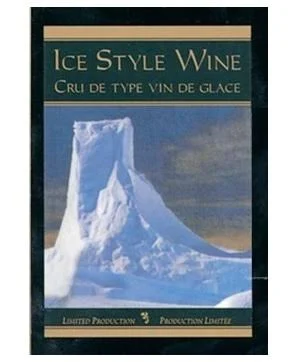 WINE BOTTLE LABELS Pack of 30 ICEWINE Glacier Design Self-Adhesive Easy Peel for Ice Style Wine