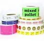 Printed Clear Labels, Rectangle .5" X 2" 1,000 Custom 1 Ink Color, Uv
