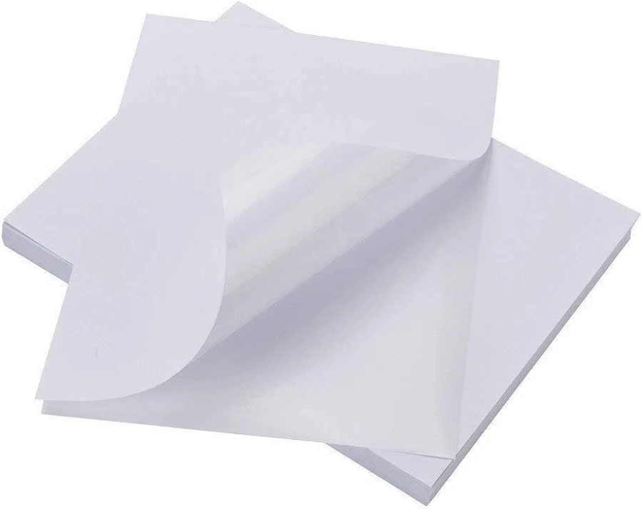 100 Full Sheet Shipping Labels 8.5x11 Self Adhesive Blank Paper For