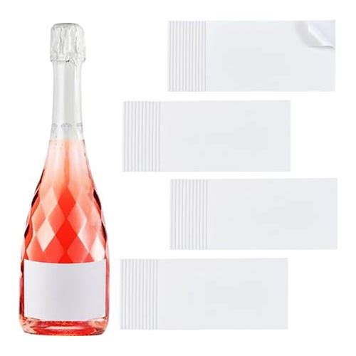 100Pcs Wine Blank Adhesive Lab…