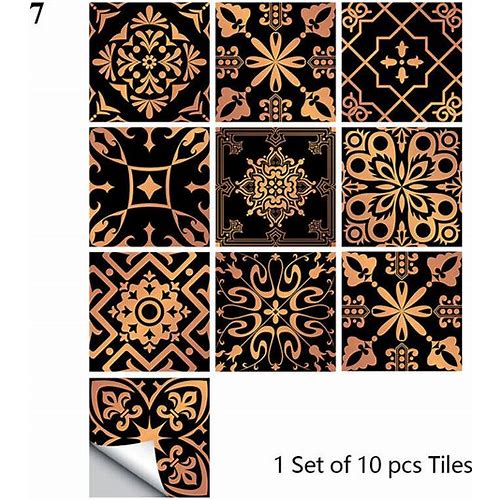 10Pcs Tile Stickers Self-Adhesive …
