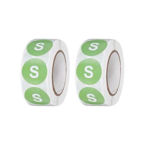 500Pcs 1 Inch S Clothing Size Sti…