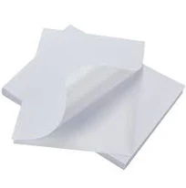 Neflaca Full Sheet Labels 8.5" x 11" Blank White Permanent Adhesive Sticker Labels for Laser & Inkjet Printer