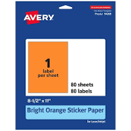 Avery Durable Permanent ID Labels With TrueBlock Technology Laser Printers 6576
