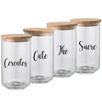 Vinyl jar labels - Customizable stickers - Kitchen storage and organization - Waterproof stickers