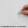 1008 All-Purpose White Self-Adhesive Price Labels | 1/2" x 3/4" Blank Stickers for Tagging & Organization