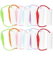 Phenofice 40Pcs Writable Label Stickers for Water Bottle Assorted Color Waterproof Use