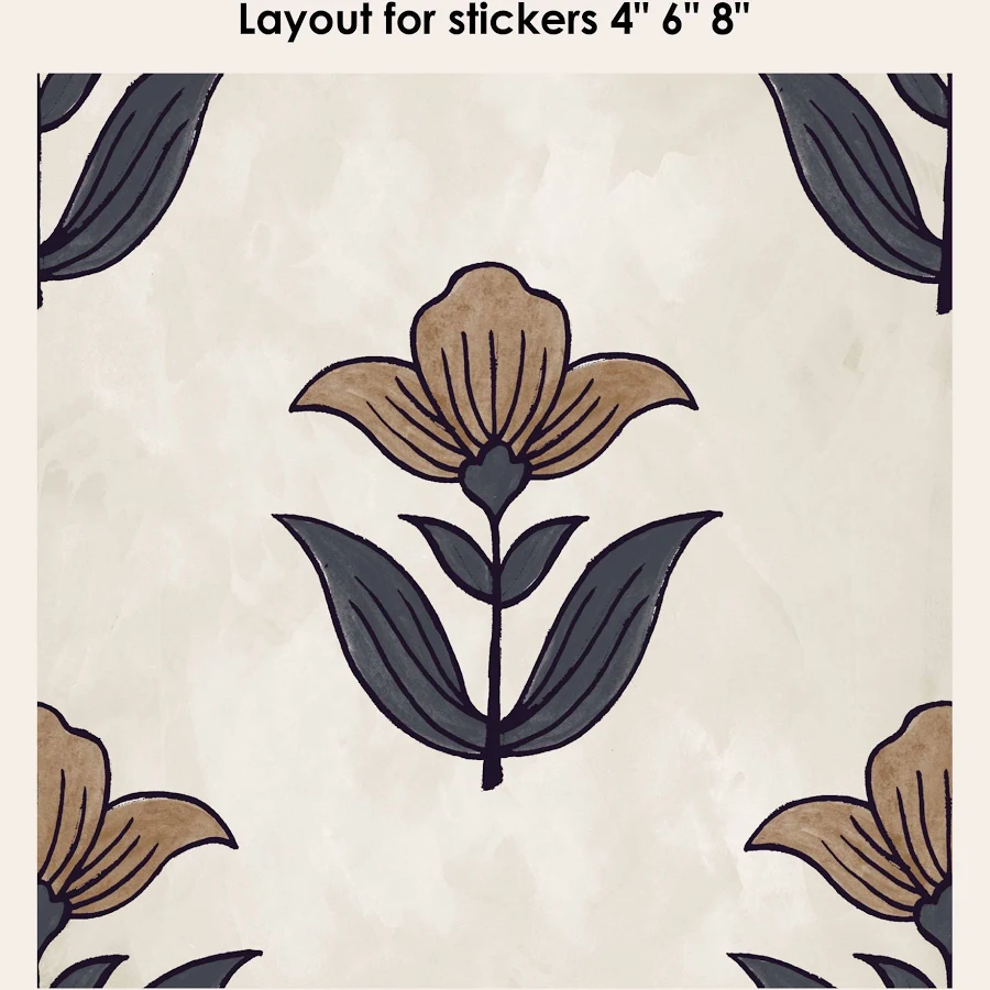 Quadrostyle Ivywood Vinyl Tile Sticker