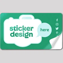 1000 Business Stickers Labels - Bulk Printing