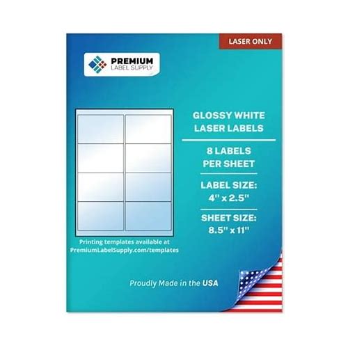Premium Label Supply Glossy Wh…