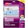 Avery? Matte Clear Address Labels