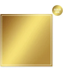 Customizable Handmade Gold Foil Foil Favor Tags