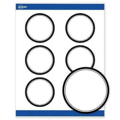 Avery Laser/Inkjet Circle Multipurpose Labels