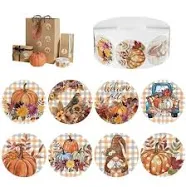 ZAEW Zawe Welcome Fall Sticker Roll 500pcs 1.5