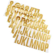 Whamvox 6 Sheets Mailbox Numbers Letters Stickers for Outside Self Adhesive Mail