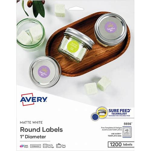 Avery Printable Round Labels, Su…
