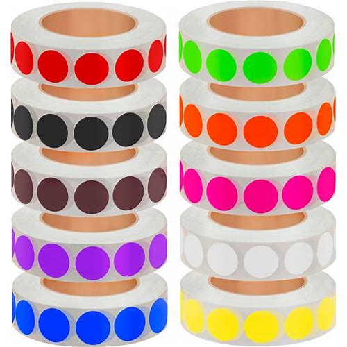 1/2 Inch Solid Round Color Codin…