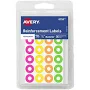 Avery Neon Round Ring Labels