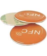 Hf 13.56 Mhz Round Nfc Rfid Tag Ntag213 215 216 Coin Tag Sticker/label /sticker Roll Stickers Custom Printed Logo
