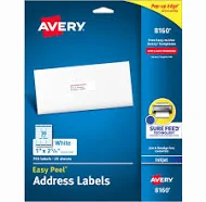 Avery Easy Peel Address Labels Sure Feed