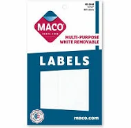 Maco White Multi-Purpose Labels