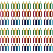 2025 Student Pencil Name Tags Stickers for Classroom - Qyaukm Large Back to Clas