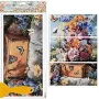 3pcs PVC Waterproof Decorative Self Adhesive Decals DIY Furniture Decoration Flower 15x30cm
