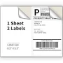 KKBESTPACK Half Sheet Shipping Labels