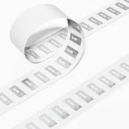 10 count NFC Tags Sticker NTAG213 Chip NFC Stickers Adhesive Labels Clear RFID Tags Rewritable 137 Bytes Memory Work with All NFC-Enabled Smartphones