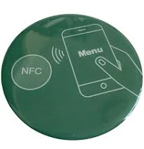 Large Nfc Sticker Tag Epoxy For Menu Payment - 90mm 100mm