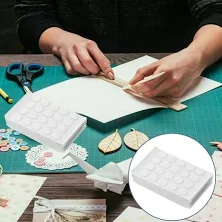 300 Pcs Double Sided Adhesive Sticker Sticky Tape Craft The Circle Clear Stickers Dot Dual