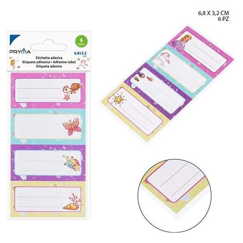 Adhesive Label 6.8 cm Pack Of 4 …