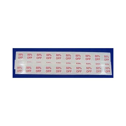 100 Self-Adhesive 50% Off Label…