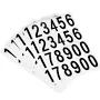 Unique Bargains Office Home Warehouse Self-Adhesive Mailbox Number Sticker