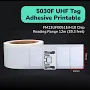 Long Range 860mhz-960mhz ISO18000-6C UHF RFID Asset Tags EPC Class1 Gen2 Rewritable Printable Sticker Inlay