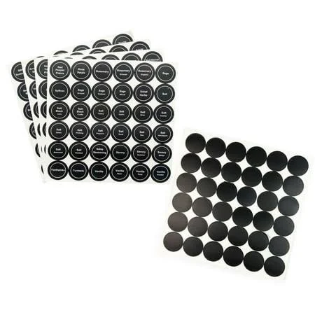 180pcs Spice Stickers Kitchen Jar Spice Bottle Label Kitchen Label