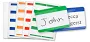 Adhesive Name Badges by nametag