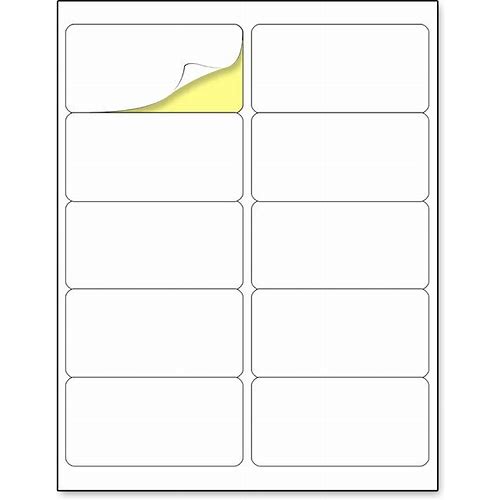 Self Adhesive White Labels 2 X 4 …