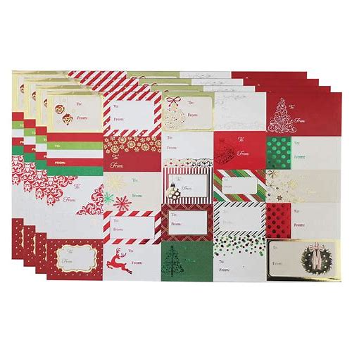 Christmas Sticker Labels,Self Adh…