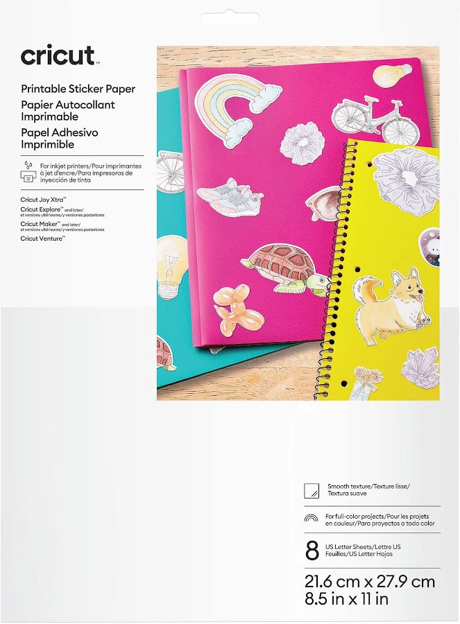 Cricut Printable Sticker Paper