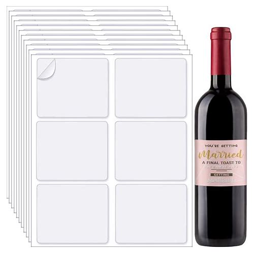 Zonon 4 X 3-1/3 Inch Blank Wine …