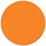 Orange Solid Label 2" Circle Ultra Removable 1000/ Roll