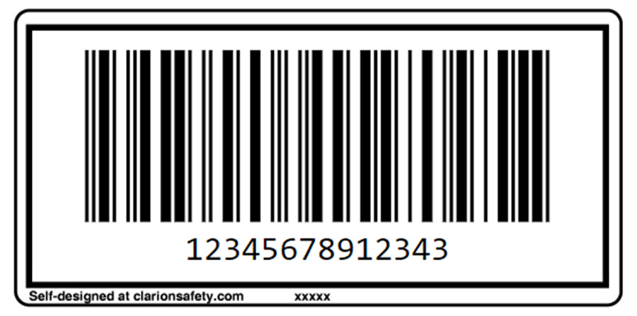 Custom Barcode Label