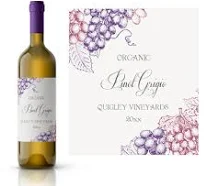 Organic Wine-Making Wine Label | Wine-making Supplies | Custom Wine Label | Home Made Wine Label