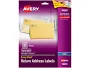Avery Matte Clear Easy Peel Return Address Labels 18695