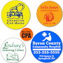 Large Custom Round Stickers - ONE Color (Per 1,000)