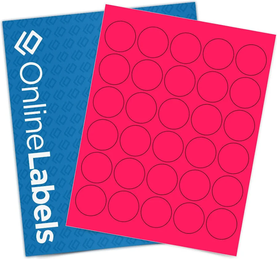 Online Labels 1.5" Circle Labels