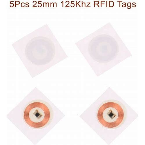 5Pcs 25mm 125Khz RFID Tags T…