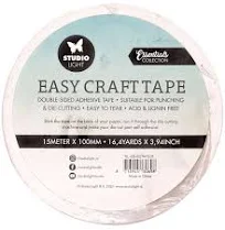 studio light Sl Easy Craft Tape Doublesided Adhesive 100mm Essential Tools 100x100x100mm 15 M Nr.01
