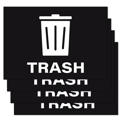 Trash Stickers, Self Adhesive We…
